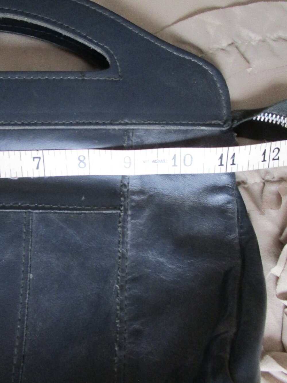 patchwork leather handbag - Picture 6 of 7